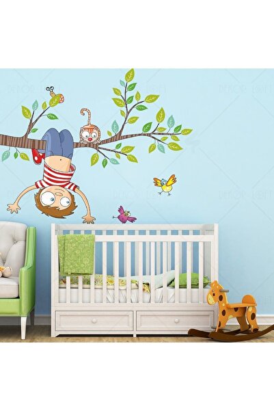 KT Decor Set de autocolante pentru camera copiilor Yaramaz Çocuk și Prietenii