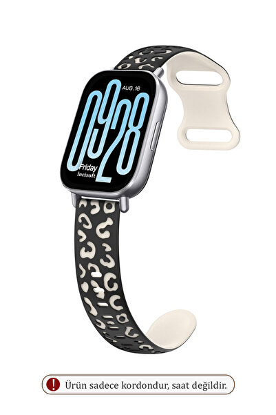 İncisoft Redmi Watch 5 Active / Redmi Watch 5 Lite Uyumlu Leopar Desenli Yumu...
