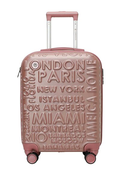 lumberjack LUGANO -K ABS 5FX Pudra Unisex Küçük Boy Valiz