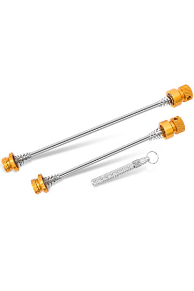 Choice دراجة جبلية من Gold LEBYCLE مزودة بمحور مضاد للسرقة وعمود محور وذراع س...