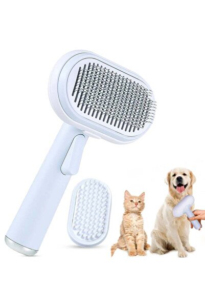 COOYA Pets Cleaning Slicker Brushes,with Massage Particles Effectively Removes Tangles,Mats and Loose Hair