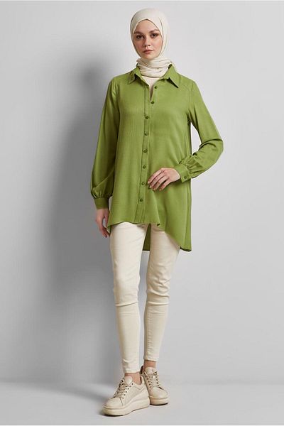 Alvina Asymmetric Cut Tunic 44817
