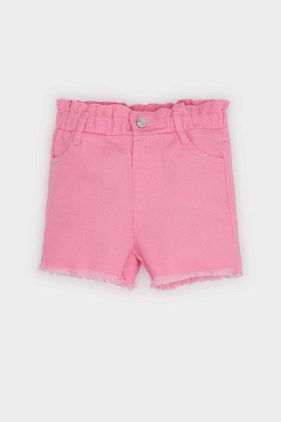 DeFacto Baby Girl Paperbag Gabardine Shorts E4933A525Sm