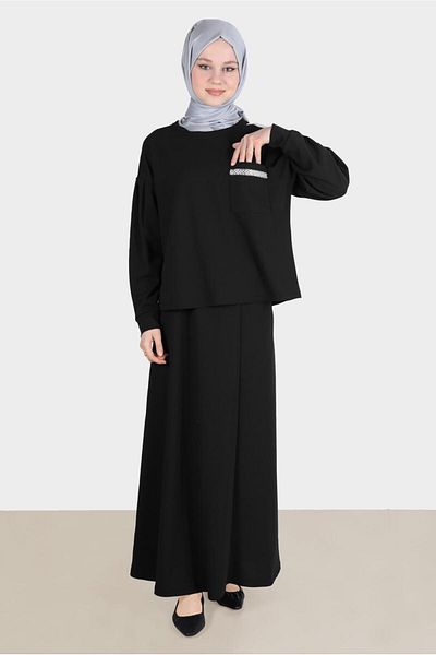 Alvina SET FUSTE DUBLU DETALIAT BUZUUNAR PIATRA 42658