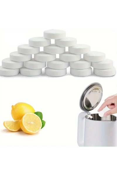 Generic ١٠ أقراص حمض الستريك، أقراص لإزالة الترسبات الكلسية والأوساخ، أقراص لغلايات المياه، موزعات المياه، والمزيد