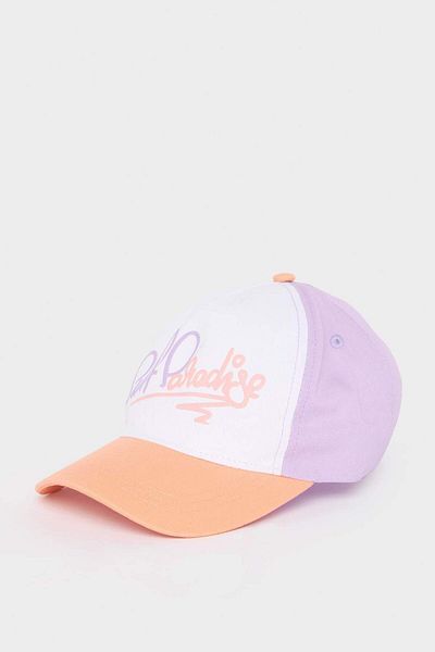 DeFacto Girl's Printed Cotton Cap Hat D8431A825Sm