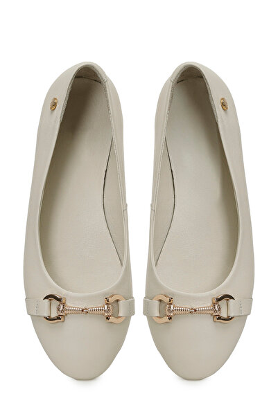 İnci Inci Trento 5Fx Beige Women's Ballerinas