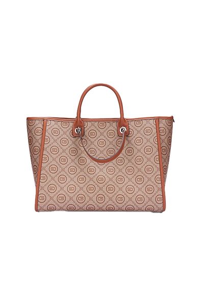 ETG Women's Fashion Classic Printed Tote Shoulder Bag