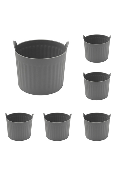 Arabest 6 Pcs Ramekins for Air Fryer,High Temperature Resistant,doesn't stick Mold,for Fryer,Baking Utensils