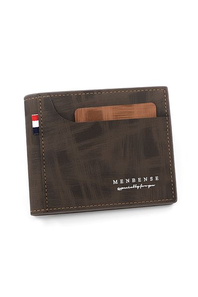ETG Business Men's Wallet Short Wallet Card Holder Document Bag 12*9.5*2cm