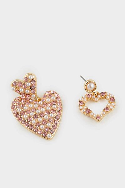 DeFacto Pink 2-Piece Women's Earrings F0724Axns