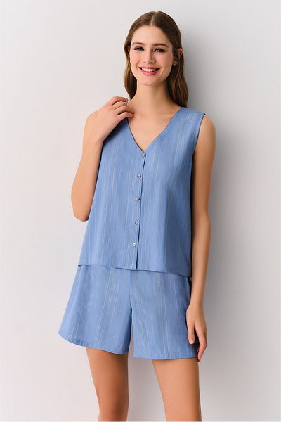 SUWEN Set pijama pantaloni scurți Alessia
