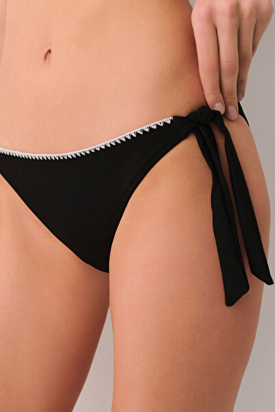 SUWEN Lisa Bağcıklı Kroşetalı Bikini Alt