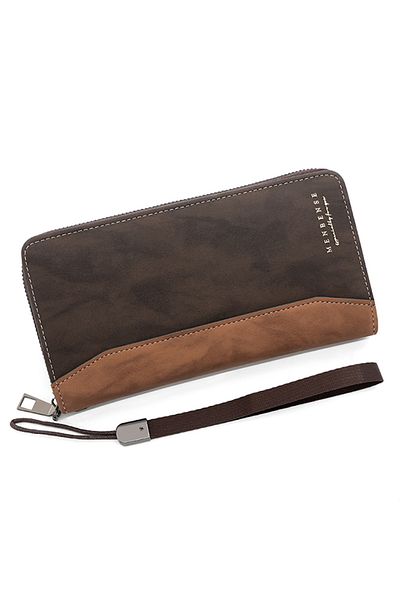 ETG Men's Wallet Long Wallet Card bBag Certificate Bag 19.5*10.5*3cm