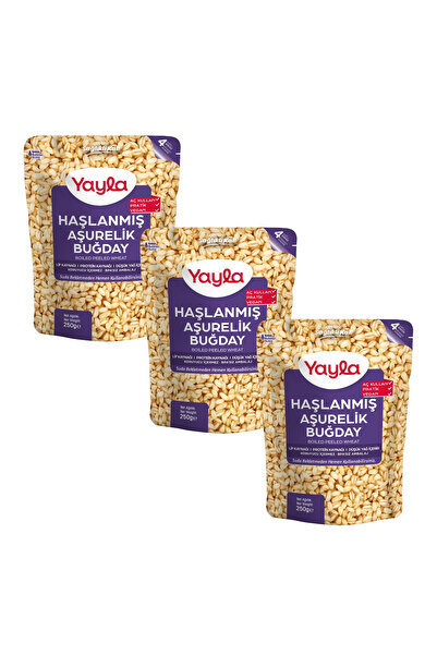Yayla Haşlanmış Aşurelik Buğday 250 gr X3