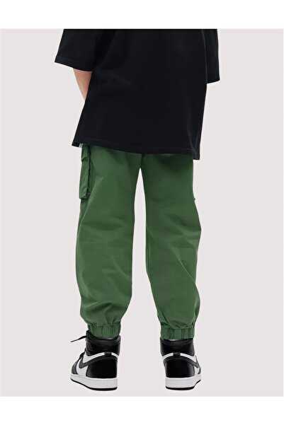 ASL GOLF CLUB Αγόρι Παντελόνι Cargo School Jogger Woven με τσέπες στη μέση και ελαστική τσέπη