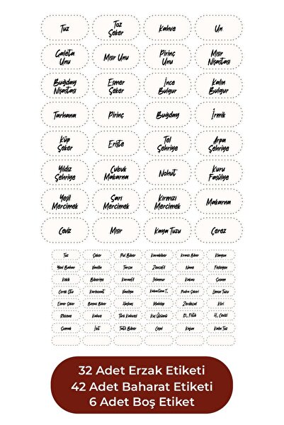 Vienev Foly Etiketli Kare Erzak Saklama Kabı 24'lü Set 8x(0,55 LİTRE, 1,2 LİTRE, 1,75 LİTRE) Beyaz