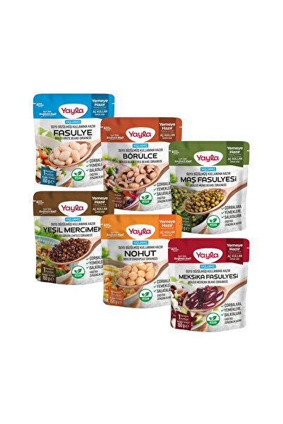 Yayla Haşlanmış Suyu Süzülmüş 6'lı Karma Paket