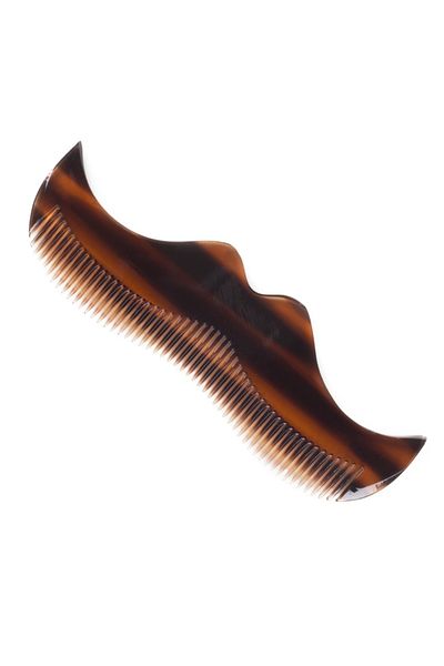 Morgan's Pomade Morgan's Moustache shaped comb (amber)