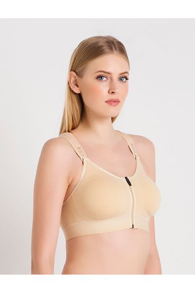 Magic Form Front Zipper Breast Prosthesis Bra