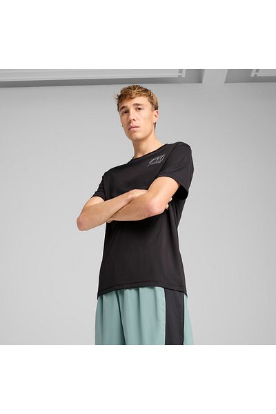 Puma Αθλητικό μπλουζάκι GRAPHICS SKELETON RUN TEE