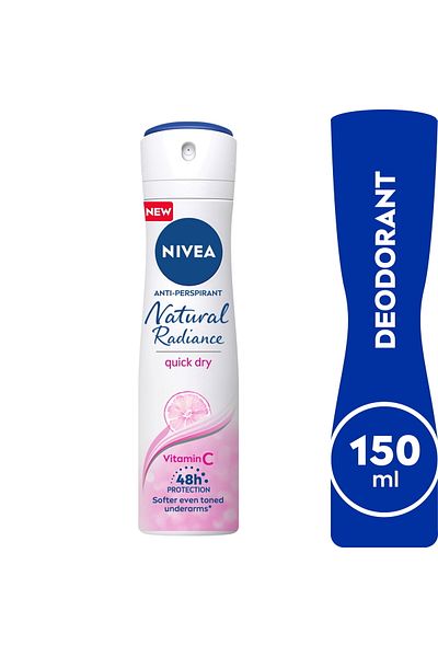 NIVEA Antiperspirant Spray for Women Natural Radiance 150 ml