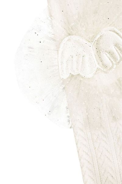 Bross Tulle Bow Accessory Knee-Length Children's Socks