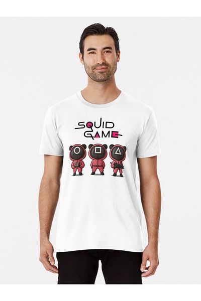 VİZYON İKRA Squid Game Miniguard Front Print Unisex T-Shirt/Sweatshirt - All Age Groups