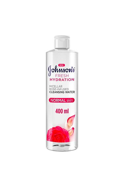 Johnson & Johnson Johnson's Fresh Hydration Micellar Cleansing Water Rose Infused 400 ml