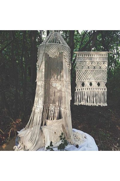 LLGLEU Macrame Cord Creation Set, Rings And Beads, Cotton/wood/feathers, Beige/white, 80 Pieces