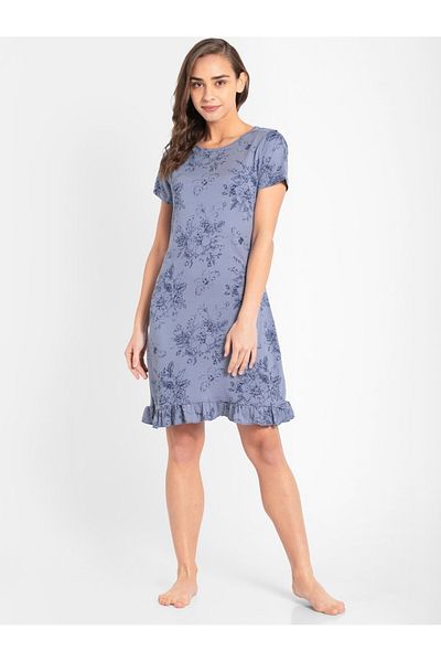 JOCKEY Relax-Women Sleep Dress RX25-0103-Infinity Blue