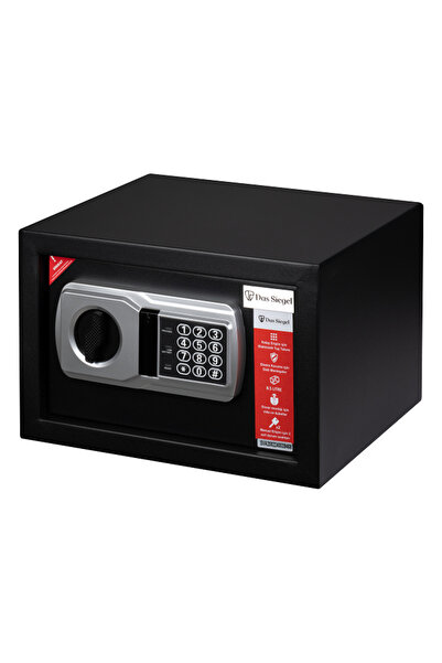 DAS SIEGEL Çelik Elektronik Şifreli Ve 2 Anahtarlı Para Değerli Eşya Ofis Ev Otel Kasası 20dsab