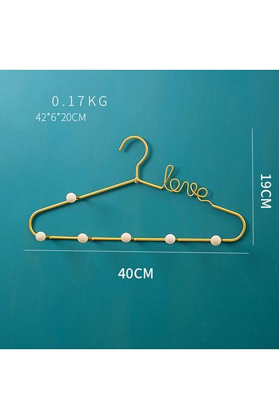 Generic Metal Wall Hanger for Clothes & Abayas Durable Soft Iron Hooks for Home & Closet Use