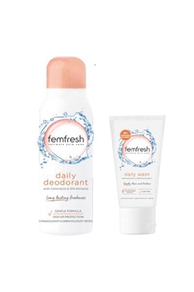 Femfresh Dış Genital Bölge Deodorantı 125 ml+Günlük Yıkama Jeli 50Ml
