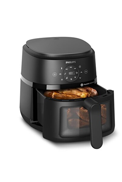 Philips Friteuza fara ulei Philips NA220/00 Seria 2000, 4.2 l, 9 programe, 13 metode de gatit