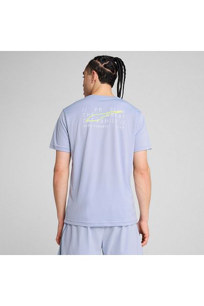 Puma Ανδρικό μπλε μπλουζάκι Graphics Running Illustratio
