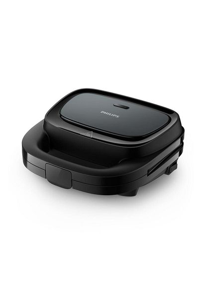 Philips Sandwich-maker Philips HD2331/90 Seria 3000, 750 W, pentru sandwich-uri triunghi (Negru)