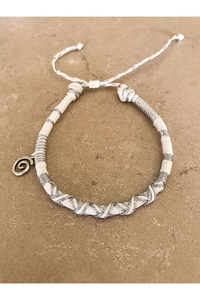 Koza İstanbul SILVER WHITE ANKLET