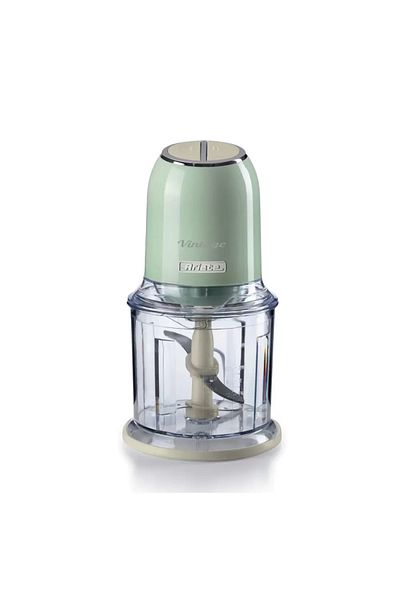 ARIETE Tocator legume Ariete Vintage 438/04, Inox, 600ml, 400W, 2 viteze, 4 lame (Crem/Verde)