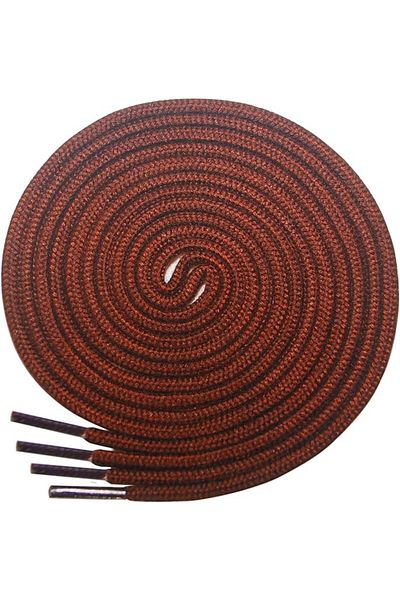 Lorpops Set 2 perechi de sireturi Lorpops, maro, poliester, 80 cm x 2,4 mm