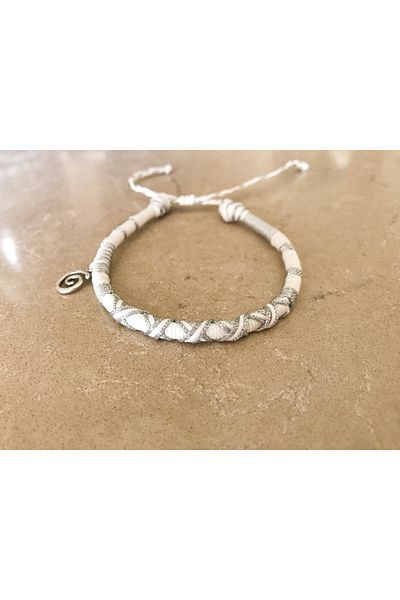 Koza İstanbul SILVER WHITE ANKLET