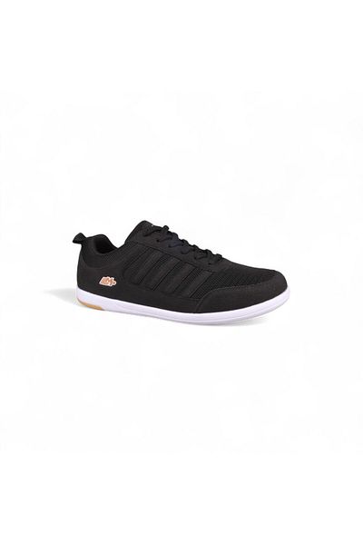 M.P. Men's Casual Shoes - Black-White, Mesh