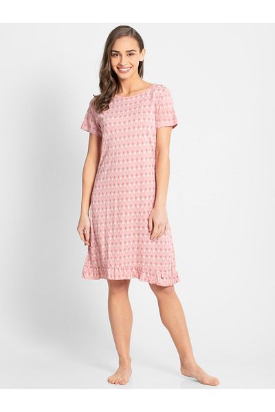 JOCKEY Relax-Women Sleep Dress RX25-0103-Blush