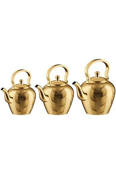 ALSAIF 1.2/1.6/2 liter Saif teapot, durable and elegant, ideal for serving tea and other types of tea, golden color