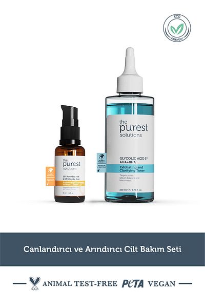 The Purest Solutions Σετ περιποίησης δέρματος για αναζωογόνηση και καθαρισμό