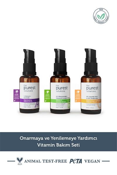 The Purest Solutions Vitamin Care Set to Help Repair and Renew