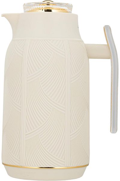 ALSAIF Deva Coffee And Tea Vacuum Flask, Leak-proof And Keeps Drinks Hot, 1l ,big/gold