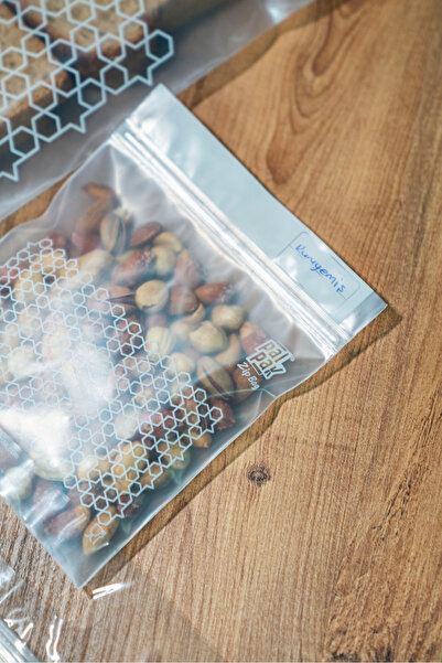 PALPAK Zip Bag Premium Çok Amaçlı Kilitli Poşet 14X16 Cm 20 Adet