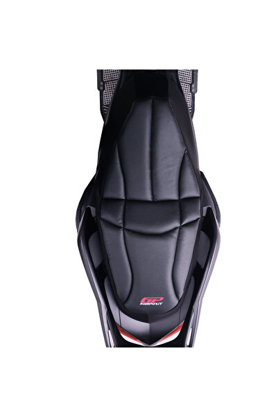 GP KOMPOZİT Yamaha XMAX 250-400 2018-2025 Uyumlu Fileli Motosiklet Konfor Sele Kılıfı Siyah