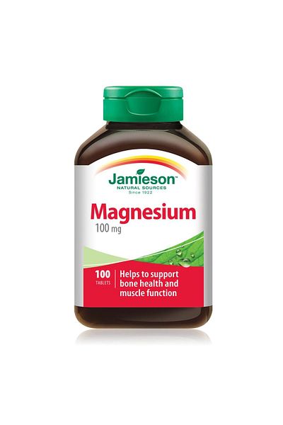 Jamieson Magnesium tablets 100 mg 100 tablets